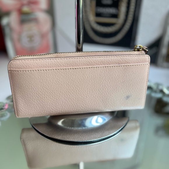 Kate Spade Pink Pebbled Leather Wallet - Picture 11 of 12